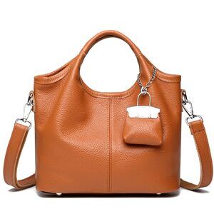 6797 Leather Bucket Bags , Small Handbags Crossbody Bag with Adjustable